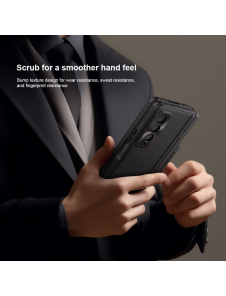 Nillkin Super Frosted FOLD Slot+Stand Back Cover for Samsung Galaxy Z Fold 4 Blue