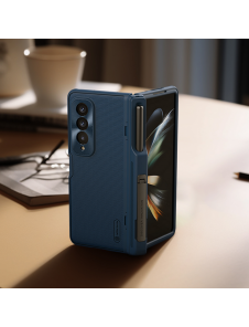 Nillkin Super Frosted FOLD Slot+Stand Back Cover for Samsung Galaxy Z Fold 4 Blue