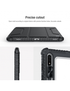 Nillkin Bumper PRO Protective Stand Case for Samsung Galaxy Tab S7+/S8+/S8+ 5G Black