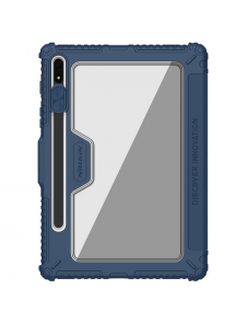 Nillkin Bumper PRO Protective Stand Case for Samsung Galaxy Tab S7+/S8+/S8+ 5G Sapphire Blue