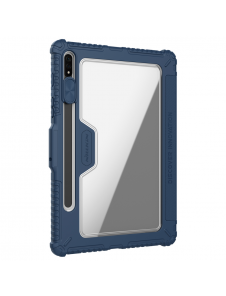 Nillkin Bumper PRO Protective Stand Case for Samsung Galaxy Tab S7+/S8+/S8+ 5G Sapphire Blue