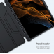 Nillkin Bumper PRO Protective Stand Case for Samsung Galaxy Tab S7+/S8+/S8+ 5G Sapphire Blue