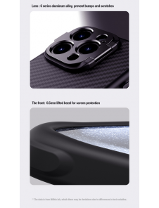 Nillkin CarboProp Aramid Magnetic Case for Apple iPhone 15 Pro Max Black