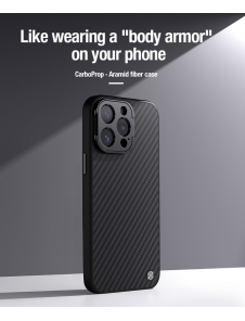 Nillkin CarboProp Aramid Magnetic Case for Apple iPhone 13 Pro Max Black
