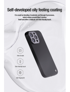 Nillkin CarboProp Aramid Magnetic Case for Apple iPhone 13 Pro Max Black