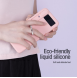Nillkin CamShield Silky Silicone Case for Samsung Galaxy Z Flip 4 5G Light Peach