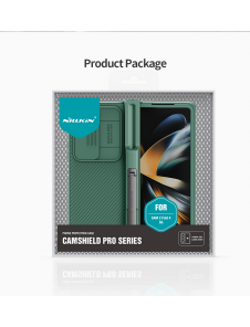 Nillkin CamShield PRO Slot+Stand Hard Case for Samsung Galaxy Z Fold 4 5G Deep Green