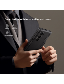 Nillkin Super Frosted FOLD Slot+Stand Back Cover for Samsung Galaxy Z Fold 5 Blue