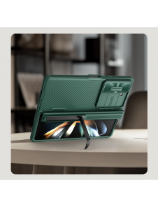 Nillkin CamShield FOLD Stand Hard Case for Samsung Galaxy Z Fold 5 Deep Green