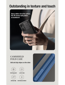 Nillkin CamShield FOLD Slot+Stand Hard Case for Samsung Galaxy Z Fold 5 Deep Green