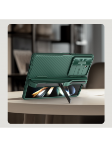 Nillkin CamShield FOLD Slot+Stand Hard Case for Samsung Galaxy Z Fold 5 Deep Green