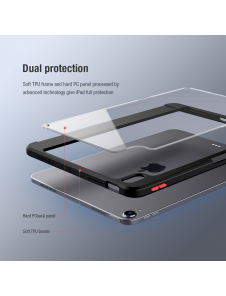 Nillkin Bevel Leather Case for iPad Air 10.9 2020/Air 4/Air 5 Black