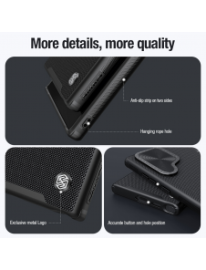 Nillkin Textured Prop Magnetic Hard Case för Samsung Galaxy S24 Ultra Black