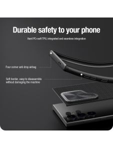 Nillkin Textured Prop Magnetic Hard Case för Samsung Galaxy S24 Ultra Black