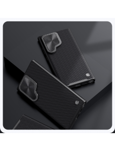 Nillkin Textured Prop Magnetic Hard Case för Samsung Galaxy S24 Ultra Black