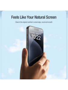 Nillkin EZ SET härdat glas (2st) för Apple iPhone 15 Pro Max Svart