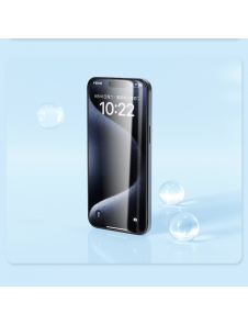Nillkin EZ SET härdat glas (2st) för Apple iPhone 15 Pro Max Svart