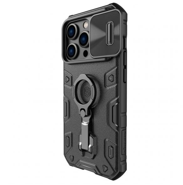 Nillkin CamShield Armor PRO Magnetic Hard Case för Apple iPhone 14 Pro Svart