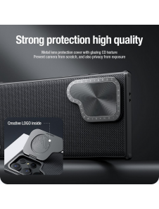 Nillkin Textured Prop Hard Case för Samsung Galaxy S24 Ultra Black