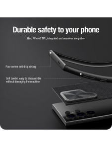 Nillkin Textured Prop Hard Case för Samsung Galaxy S24 Ultra Black