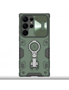 Nillkin CamShield Armor PRO hårt fodral till Samsung Galaxy S23 Ultra Dark Green