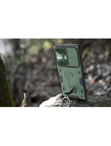 Nillkin CamShield Armor PRO hårt fodral till Samsung Galaxy S23 Ultra Dark Green