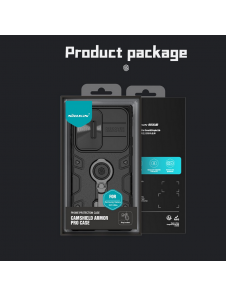 Nillkin CamShield Armor PRO hårt fodral till Samsung Galaxy S23 Ultra Dark Green