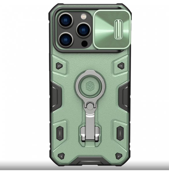 Nillkin CamShield Armor PRO hårt fodral till Apple iPhone 14 Pro Max Mörkgrön