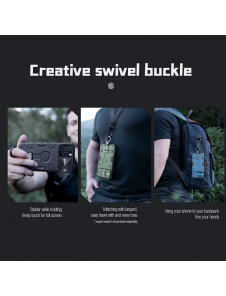 Nillkin CamShield Armor PRO hårt fodral till Apple iPhone 14 Pro Max Svart