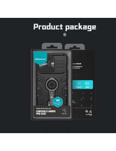 Nillkin CamShield Armor PRO hårt fodral till Apple iPhone 14 Pro Mörkgrön