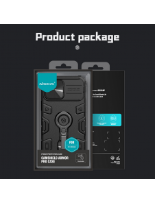 Nillkin CamShield Armor PRO hårt fodral till Apple iPhone 13 Pro Max Svart