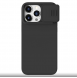 Nillkin CamShield Silky Magnetic Silikonfodral till Apple iPhone 15 Pro Svart