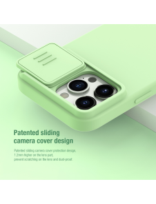 Nillkin CamShield Silky Magnetic Silikonfodral till Apple iPhone 15 Pro Max Svart