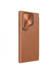 Nillkin Qin Book Prop-fodral till Samsung Galaxy S24 Ultra Brown