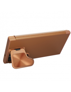 Nillkin Qin Book Prop-fodral till Samsung Galaxy S24 Ultra Brown