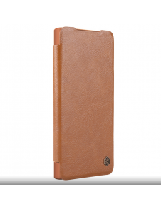 Nillkin Qin Book Prop-fodral för Samsung Galaxy S24+ Brun