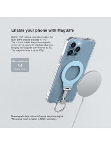 Nillkin SnapGrip Magnetic Adhesive Ring Hållare Svart