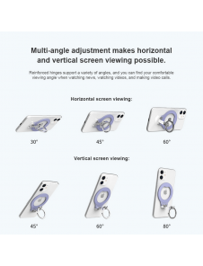 Nillkin SnapGrip Magnetic Adhesive Ring Hållare Svart
