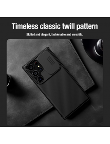 Nillkin CamShield PRO Magnetic Hard Case för Samsung Galaxy S24 Ultra Black