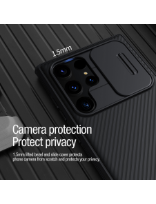 Nillkin CamShield PRO Magnetic Hard Case för Samsung Galaxy S22 Ultra Black