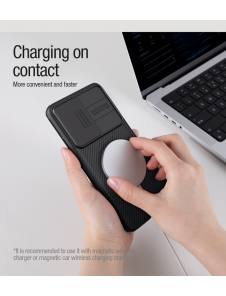 Nillkin CamShield PRO Magnetic Hard Case för Poco F5 Pro 5G Svart
