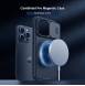 Nillkin CamShield PRO Magnetic Hard Case för Apple iPhone 14 Pro Deep Purple