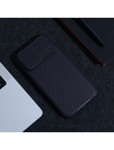 Nillkin CamShield PRO Magnetic Hard Case för Apple iPhone 14 Pro Deep Purple