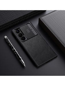 Nillkin Qin Book PRO-fodral till Samsung Galaxy S23 Ultra Black