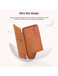Nillkin Qin Book PRO Fodral till Samsung Galaxy S23 FE Svart