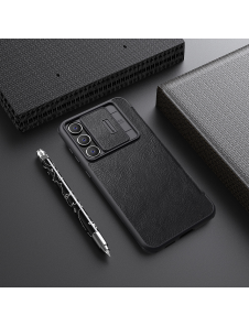 Nillkin Qin Book PRO Fodral till Samsung Galaxy S23 FE Svart