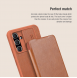 Nillkin Qin Book PRO-fodral till Samsung Galaxy A54 5G Brun