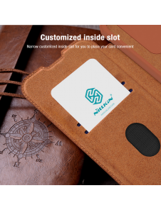 Nillkin Qin Book PRO Fodral till Samsung Galaxy A14 4G Svart