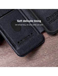 Nillkin Qin Book PRO Fodral till Samsung Galaxy A14 4G Svart