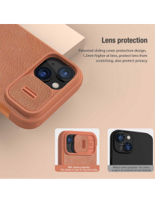 Nillkin Qin Book PRO Fodral till Apple iPhone 15 Svart